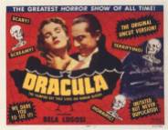 Bele Lugosi stars in Dracula!